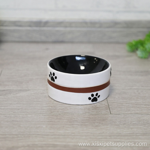Wholesale Customizable Luxury Pet Ceramic Bowl for Cats